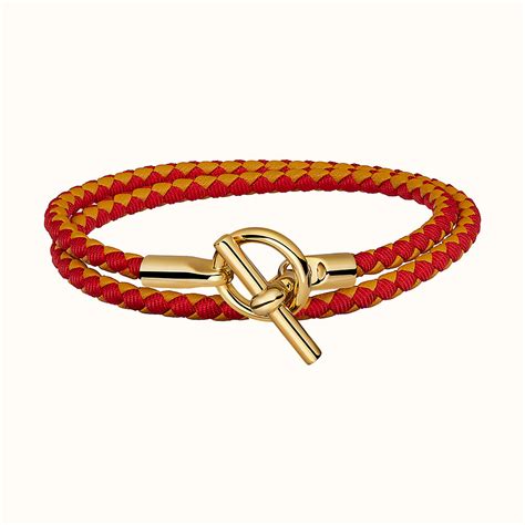 hermes glenan double tour bracelet review|hermes touret lock closure.